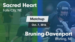 Matchup: Sacred Heart High vs. Bruning-Davenport  2016
