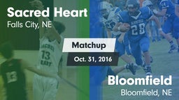Matchup: Sacred Heart High vs. Bloomfield  2016