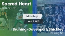 Matchup: Sacred Heart High vs. Bruning-Davenport/Shickley  2017