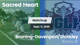 Matchup: Sacred Heart High vs. Bruning-Davenport/Shickley  2020