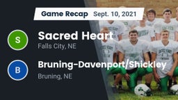 Recap: Sacred Heart  vs. Bruning-Davenport/Shickley  2021