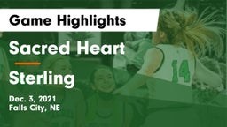 Sacred Heart  vs Sterling  Game Highlights - Dec. 3, 2021