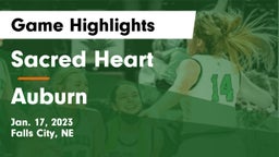 Sacred Heart  vs Auburn  Game Highlights - Jan. 17, 2023