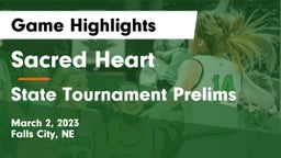 Sacred Heart  vs State Tournament Prelims Game Highlights - March 2, 2023