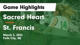 Sacred Heart  vs St. Francis  Game Highlights - March 3, 2023