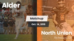 Matchup: Alder  vs. North Union  2016