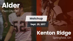 Matchup: Alder  vs. Kenton Ridge  2017