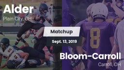 Matchup: Alder  vs. Bloom-Carroll  2019