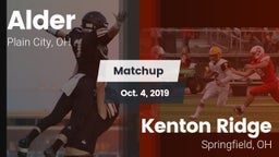 Matchup: Alder  vs. Kenton Ridge  2019