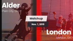 Matchup: Alder  vs. London  2019