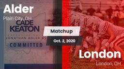 Matchup: Alder  vs. London  2020