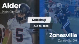 Matchup: Alder  vs. Zanesville  2020