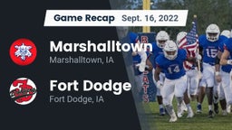 Recap: Marshalltown  vs. Fort Dodge  2022