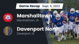 Recap: Marshalltown  vs. Davenport North  2023