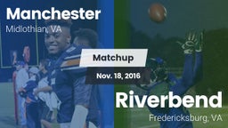 Matchup: Manchester High vs. Riverbend  2016