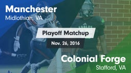 Matchup: Manchester High vs. Colonial Forge  2016