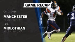 Recap: Manchester  vs. Midlothian  2016