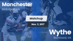 Matchup: Manchester High vs. Wythe  2017