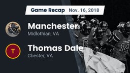 Recap: Manchester  vs. Thomas Dale  2018