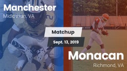 Matchup: Manchester High vs. Monacan  2019