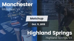 Matchup: Manchester High vs. Highland Springs  2019