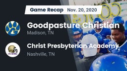 Recap: Goodpasture Christian  vs. Christ Presbyterian Academy 2020