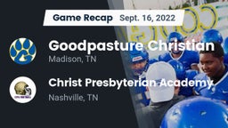 Recap: Goodpasture Christian  vs. Christ Presbyterian Academy 2022