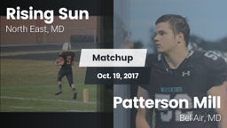 Matchup: Rising Sun High vs. Patterson Mill  2017