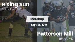 Matchup: Rising Sun High vs. Patterson Mill  2019