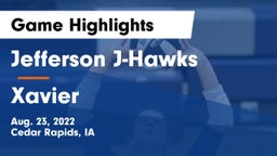 Jefferson  J-Hawks vs Xavier  Game Highlights - Aug. 23, 2022