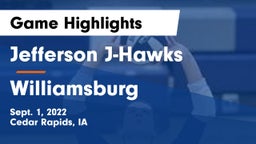 Jefferson  J-Hawks vs Williamsburg  Game Highlights - Sept. 1, 2022