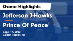 Jefferson  J-Hawks vs Prince Of Peace Game Highlights - Sept. 17, 2022