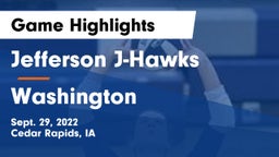 Jefferson  J-Hawks vs Washington  Game Highlights - Sept. 29, 2022