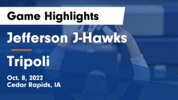 Jefferson  J-Hawks vs Tripoli Game Highlights - Oct. 8, 2022