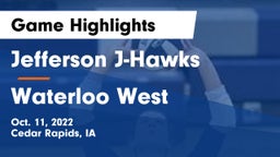 Jefferson  J-Hawks vs Waterloo West Game Highlights - Oct. 11, 2022