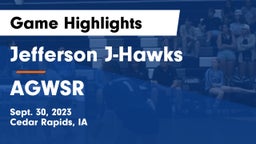 Jefferson  J-Hawks vs AGWSR  Game Highlights - Sept. 30, 2023