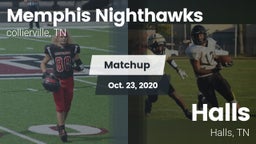 Matchup: Memphis Nighthawks vs. Halls  2020