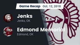 Recap: Jenks  vs. Edmond Memorial  2018