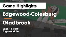 Edgewood-Colesburg  vs Gladbrook Game Highlights - Sept. 14, 2019