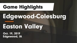 Edgewood-Colesburg  vs Easton Valley Game Highlights - Oct. 19, 2019