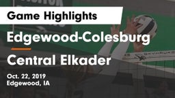 Edgewood-Colesburg  vs Central Elkader Game Highlights - Oct. 22, 2019