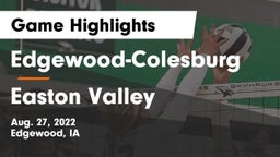 Edgewood-Colesburg  vs Easton Valley  Game Highlights - Aug. 27, 2022