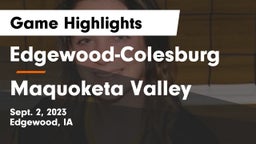 Edgewood-Colesburg  vs Maquoketa Valley  Game Highlights - Sept. 2, 2023