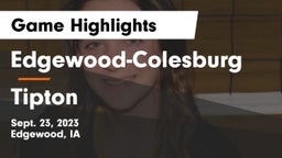 Edgewood-Colesburg  vs Tipton  Game Highlights - Sept. 23, 2023