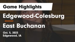Edgewood-Colesburg  vs East Buchanan  Game Highlights - Oct. 5, 2023