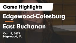 Edgewood-Colesburg  vs East Buchanan  Game Highlights - Oct. 12, 2023