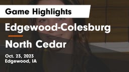 Edgewood-Colesburg  vs North Cedar  Game Highlights - Oct. 23, 2023