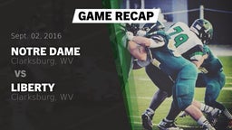 Recap: Notre Dame  vs. Liberty  2016