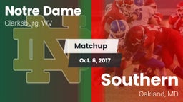 Matchup: Notre Dame High vs. Southern  2017