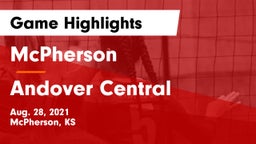 McPherson  vs Andover Central  Game Highlights - Aug. 28, 2021